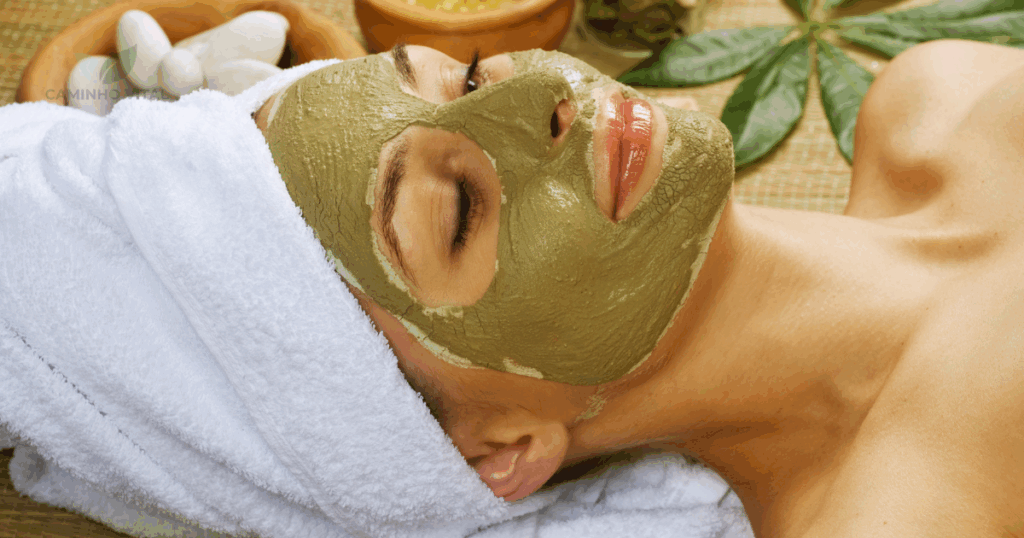 máscara facial natural